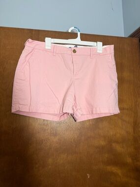 Old Navy Light Pink Cotton Bermuda Shorts